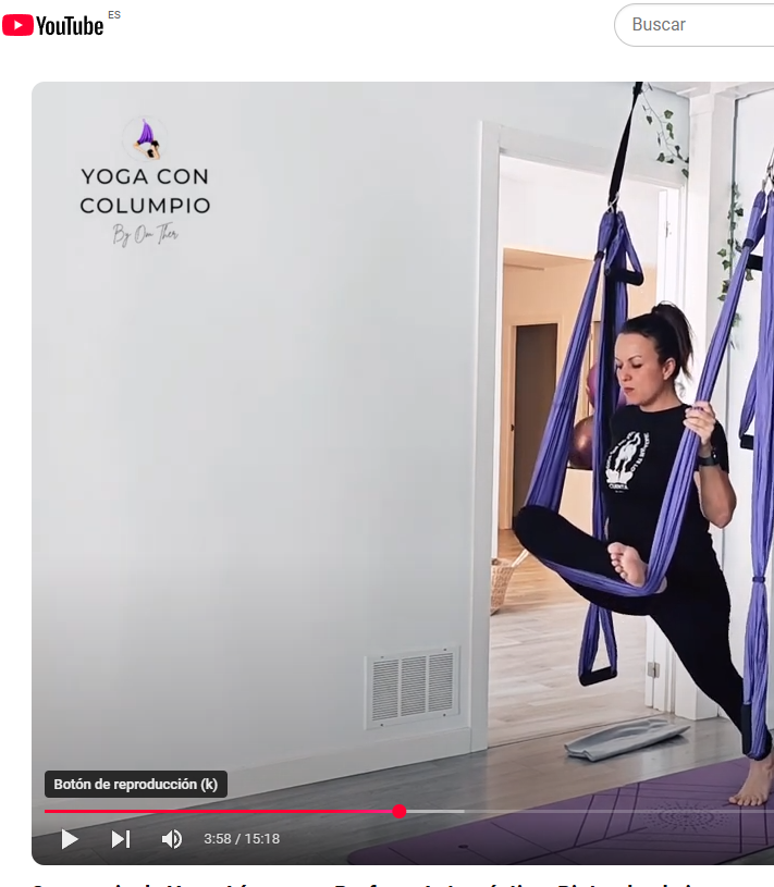 Secuencia de Yoga Aéreo para Profes y Autopráctica. Pintando el aire